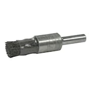 WEILER Burr-Rx 3/8" Coated Cup End Brush, .043/120CG Crimped Fill 86099